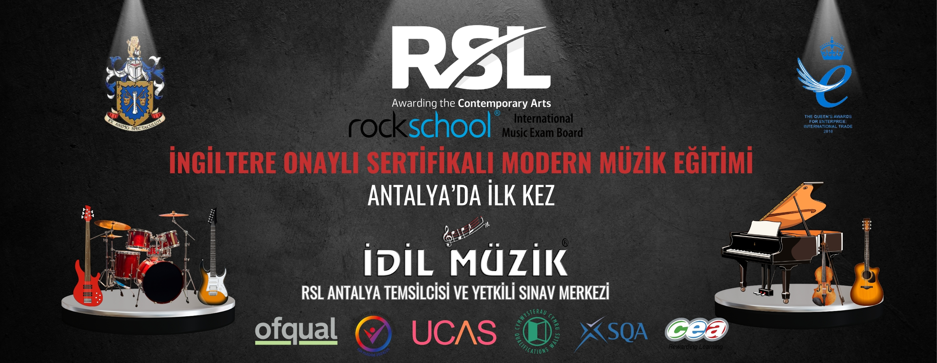 RSL Rockschool İngiltere Onaylı Sertifikalı Eğitim